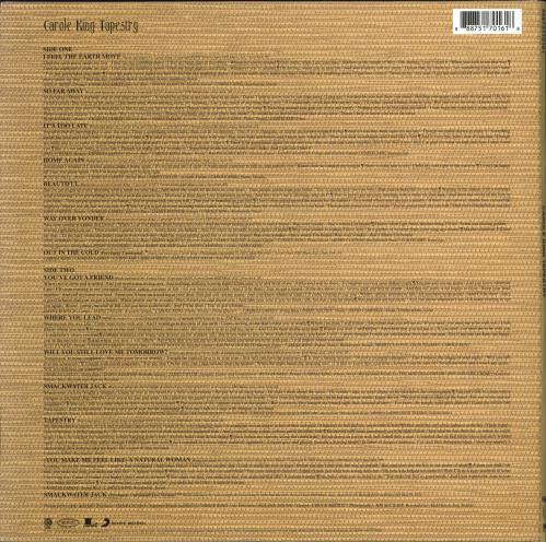 Carole King Tapestry - 180gm vinyl LP album (LP record) UK CRLLPTA773361