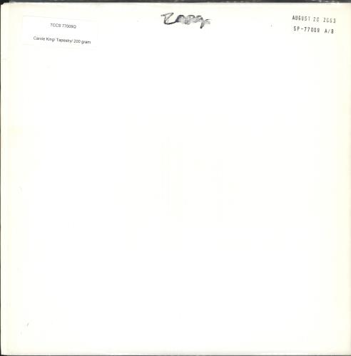 Carole King Tapestry - 200gm - Test Pressing vinyl LP album (LP record) US CRLLPTA716888