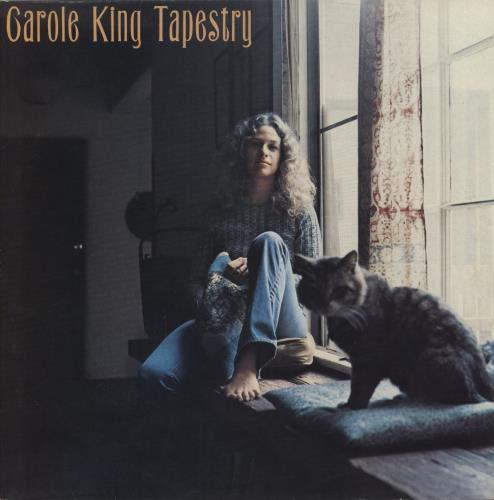Carole King Tapestry - blue label vinyl LP album (LP record) UK CRLLPTA783501