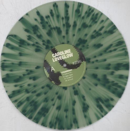 Caroline Loveglow Strawberry - Green Splattered Vinyl vinyl LP album (LP record) US 6CXLPST821062