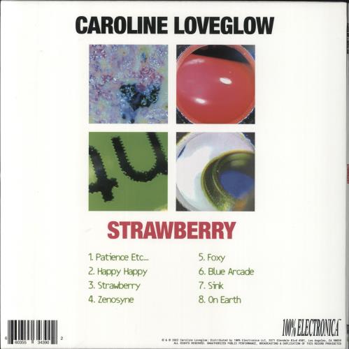 Caroline Loveglow Strawberry - Green Splattered Vinyl vinyl LP album (LP record) US 6CXLPST821062