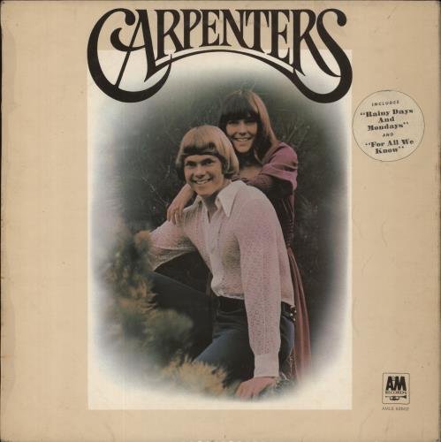 Carpenters Carpenters - Hype Stickered Sleeve vinyl LP album (LP record) UK CRPLPCA850913