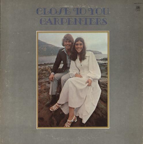 Carpenters Close To You vinyl LP album (LP record) US CRPLPCL849526