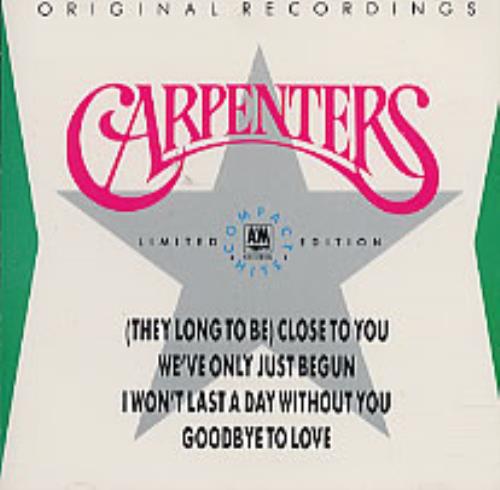Carpenters Compact Hits CD single (CD5 / 5") UK CRPC5CO102992