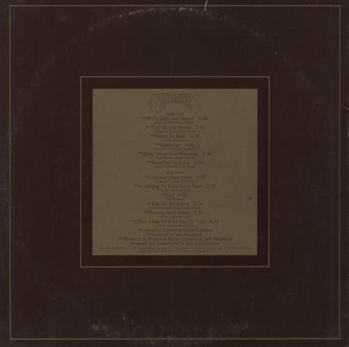 Carpenters The Singles 1969-1973 - Red Vinyl EX vinyl LP album (LP record) UK CRPLPTH863982