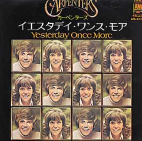 Carpenters Yesterday Once More 7" vinyl single (7 inch record / 45) Japanese CRP07YE258497