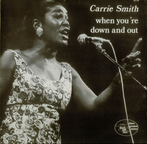 Carrie Smith When You're Down And Out vinyl LP album (LP record) French C4-LPWH545354