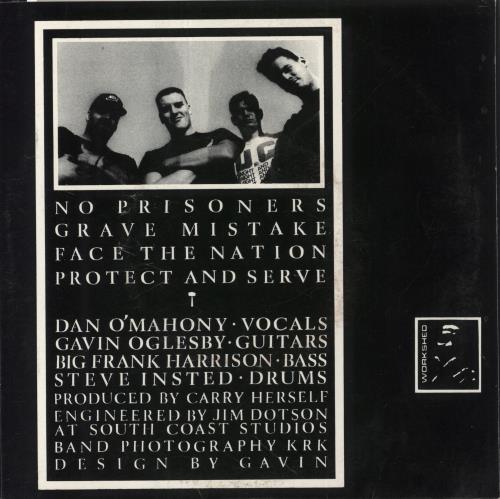 Carry Nation Face The Nation 1985 � 1989 7" vinyl single (7 inch record / 45) US 8FV07FA852800