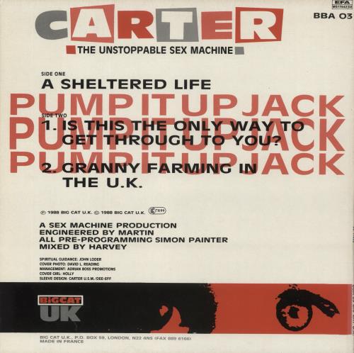 Carter USM A Sheltered Life 12" vinyl single (12 inch record / Maxi-single) UK USM12AS43126