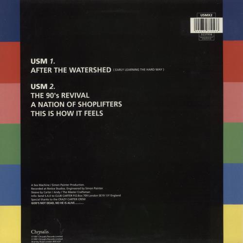 Carter USM After The Watershed (Early Learning The Hard Way) 12" vinyl single (12 inch record / Maxi-single) UK USM12AF34937