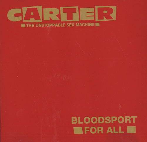 Carter USM Bloodsport For All CD single (CD5 / 5") US USMC5BL05580