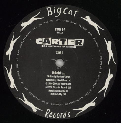 Carter USM Rubbish 12" vinyl single (12 inch record / Maxi-single) UK USM12RU25824