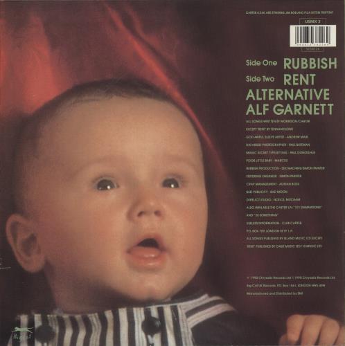 Carter USM Rubbish 12" vinyl single (12 inch record / Maxi-single) UK USM12RU25824