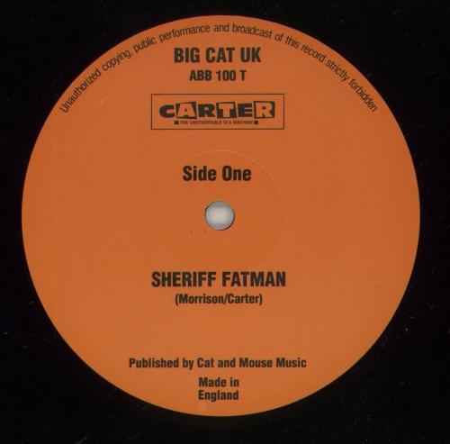 Carter USM Sherriff Fatman - Original 12" vinyl single (12 inch record / Maxi-single) UK USM12SH109273