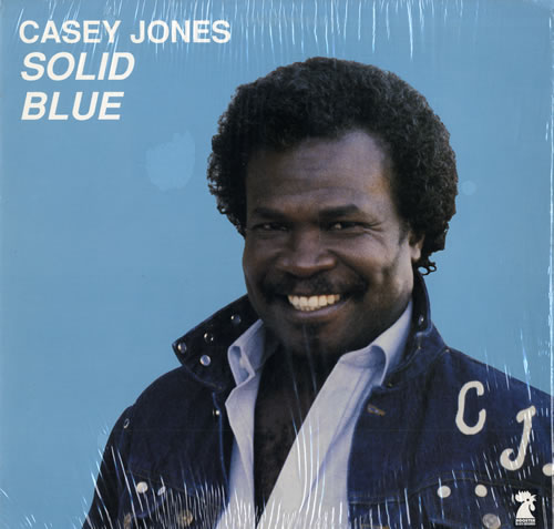 Casey Jones Solid Blue vinyl LP album (LP record) US C7SLPSO552298