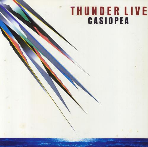 Casiopea Thunder Live vinyl LP album (LP record) Japanese EXZLPTH822707