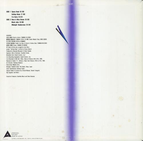 Casiopea Thunder Live vinyl LP album (LP record) Japanese EXZLPTH822707