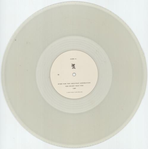 Caspian Hymn For The Greatest Generation - Cloudy Clear Vinyl 12" vinyl single (12 inch record / Maxi-single) US ZD412HY878230