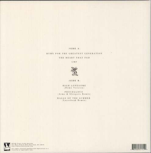 Caspian Hymn For The Greatest Generation - Cloudy Clear Vinyl 12" vinyl single (12 inch record / Maxi-single) US ZD412HY878230