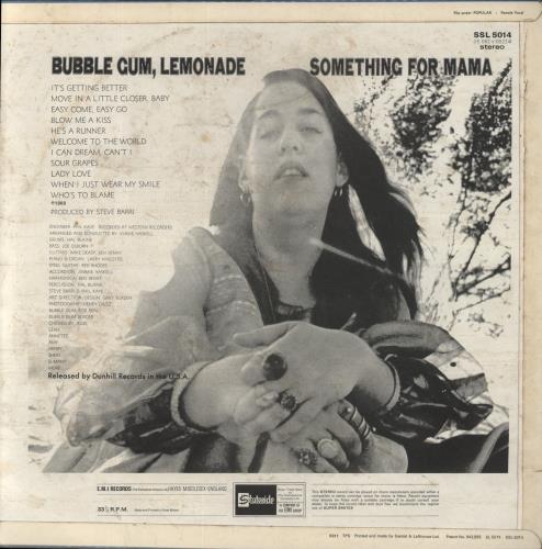 Cass Elliot Bubble Gum, Lemonade And Something For Mama vinyl LP album (LP record) UK MC6LPBU579674
