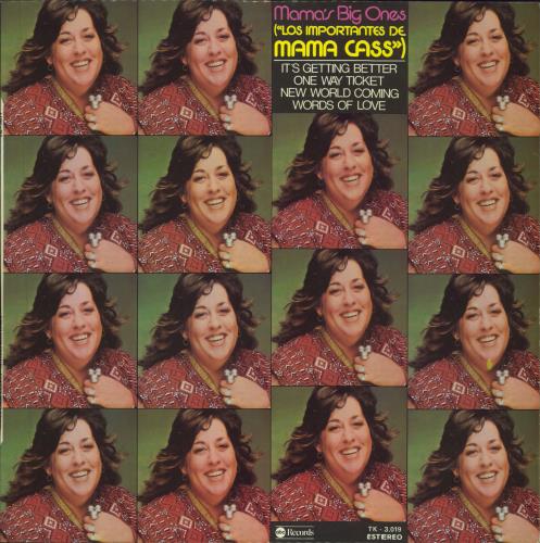 Cass Elliot Mama's Big Ones vinyl LP album (LP record) Spanish MC6LPMA787947
