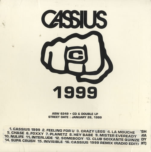 Cassius 1999 CD album (CDLP) US UISCD488787
