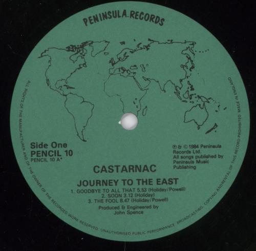 Castanarc Journey To The East vinyl LP album (LP record) UK -Z7LPJO892215