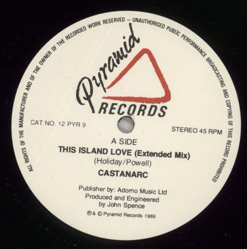 Castanarc This Island Love 12" vinyl single (12 inch record / Maxi-single) UK -Z712TH888974