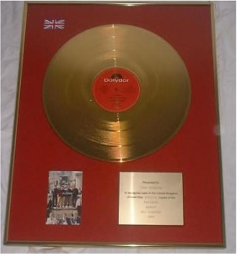 Cast All Change in-house award disc UK C-AAIAL193656