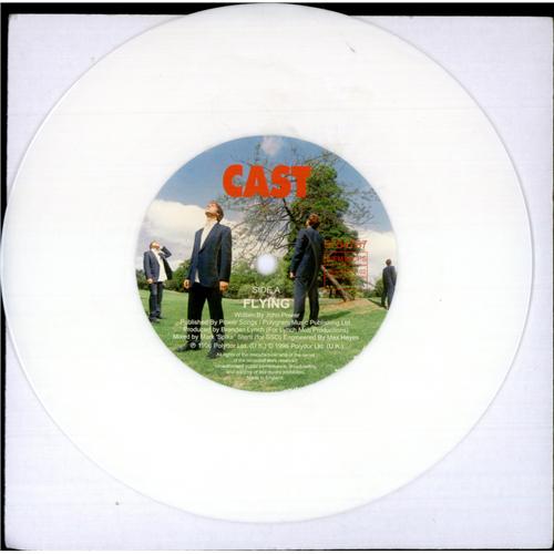 Cast Flying - White Vinyl 7" vinyl single (7 inch record / 45) UK C-A07FL86373