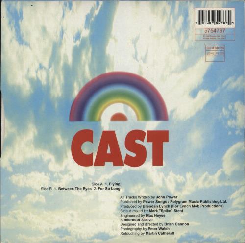 Cast Flying - White Vinyl 7" vinyl single (7 inch record / 45) UK C-A07FL86373