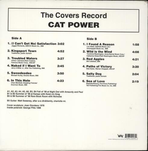 Cat Power The Covers Record vinyl LP album (LP record) US CTPLPTH788466