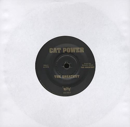 Cat Power The Greatest 7" vinyl single (7 inch record / 45) US CTP07TH362794