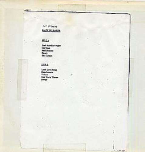 Cat Stevens Back To Earth vinyl LP album (LP record) US CTVLPBA279933