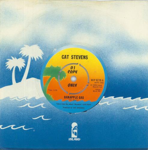 Cat Stevens Banapple Gas - DJ copy 7" vinyl single (7 inch record / 45) UK CTV07BA174820