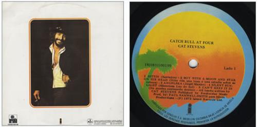 Cat Stevens Catch Bull At Four vinyl LP album (LP record) Colombian CTVLPCA358749
