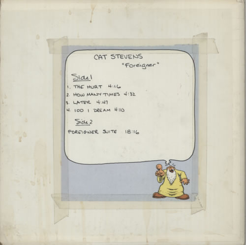 Cat Stevens Foreigner - Test Pressing vinyl LP album (LP record) US CTVLPFO597937