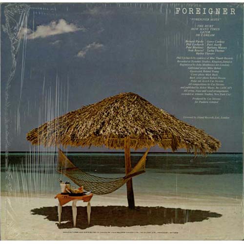 Cat Stevens Foreigner vinyl LP album (LP record) Canadian CTVLPFO406409