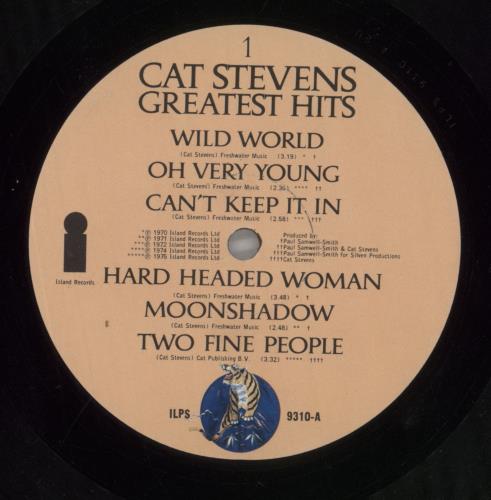 Cat Stevens Greatest Hits - 1st + Poster vinyl LP album (LP record) UK CTVLPGR61889