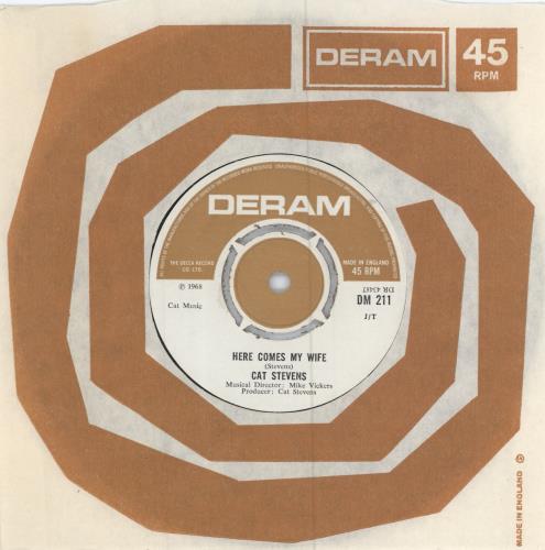 Cat Stevens Here Comes My Wife- Archive Quality 7" vinyl single (7 inch record / 45) UK CTV07HE786326