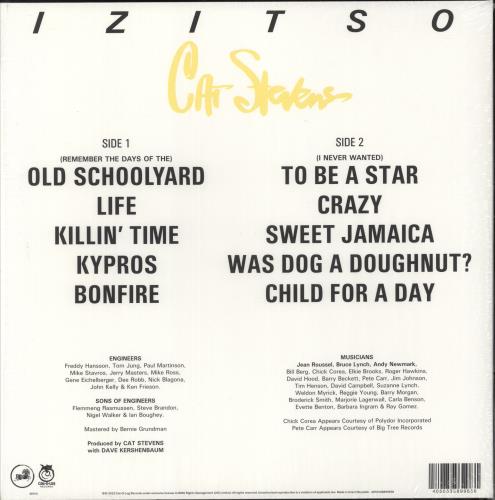 Cat Stevens Izitso - Lenticular Sleeve - RSD 2024 vinyl LP album (LP record) UK CTVLPIZ879485