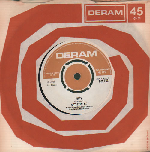 Cat Stevens Kitty 7" vinyl single (7 inch record / 45) UK CTV07KI577468