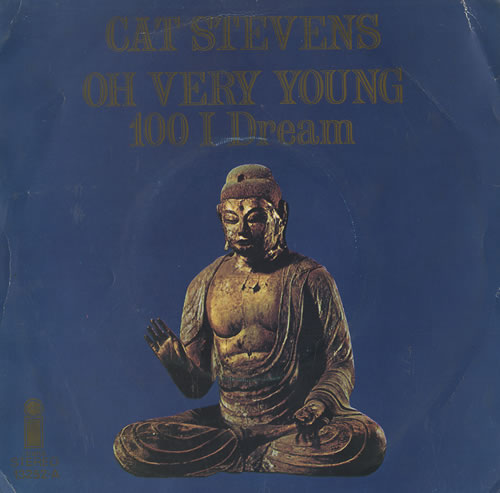 Cat Stevens Oh Very Young - P/S 7" vinyl single (7 inch record / 45) UK CTV07OH442943