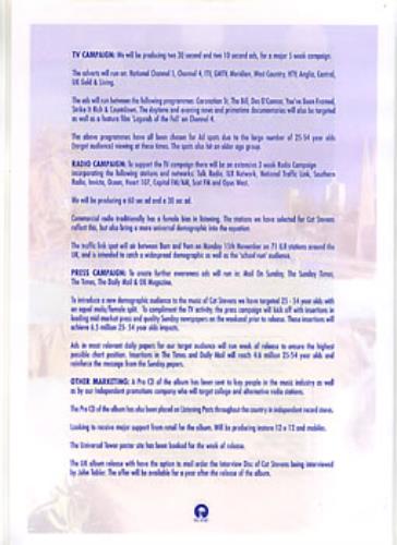 Cat Stevens Remember - The Ultimate Collection handbill UK CTVHBRE302179