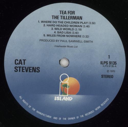 Cat Stevens Tea For The Tillerman - 4th - Single Pocket Sleeve vinyl LP album (LP record) UK CTVLPTE762804