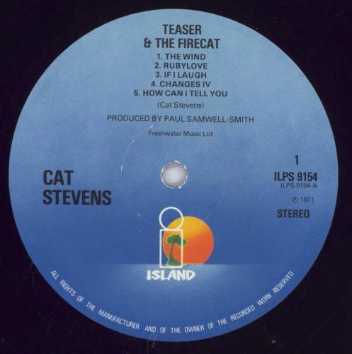 Cat Stevens Teaser And The Firecat - Gatefold vinyl LP album (LP record) UK CTVLPTE829849