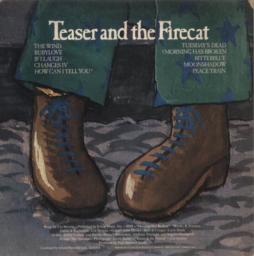 Cat Stevens Teaser And The Firecat vinyl LP album (LP record) Canadian CTVLPTE875965