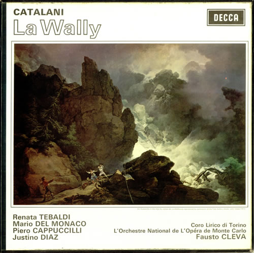 Catalani La Wally Vinyl Box Set UK CUWVXLA485160