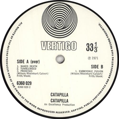 Catapilla Catapilla - EX vinyl LP album (LP record) UK CT2LPCA735038