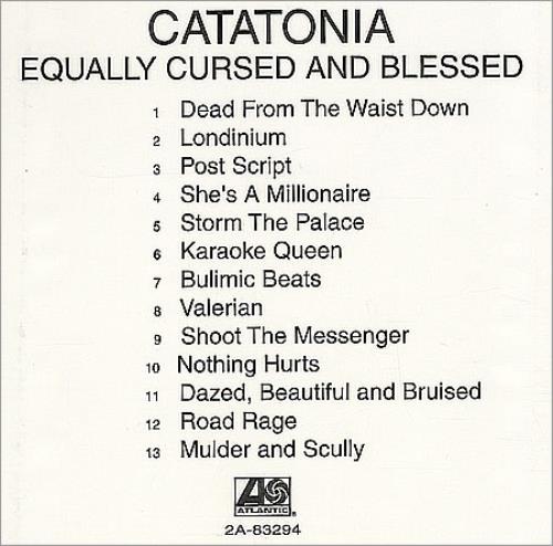 Catatonia Equally Cursed & Blessed CD album (CDLP) US CAACDEQ154541